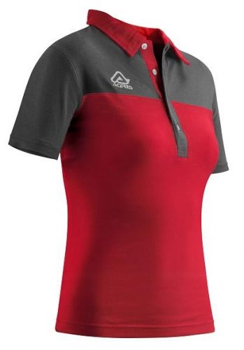 Acerbis Damen Poloshirt Belatrix rot-grau